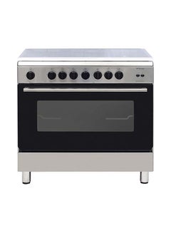 Gas Cooker 5 Burners With Oven And Grill 60x85 Cm ESSENTIAL90GG5TCIX Silver