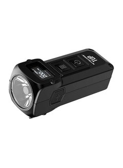 TUP Mini Torch - 1000 Lumens LED - Keyring with OLED Display - Rechargeable Battery with 5 Modes 2.77x1.16x1.03inch