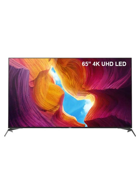 65-Inch Full Array LED 4K Ultra HD High Dynamic Range Smart Android TV KD65X9500H Black