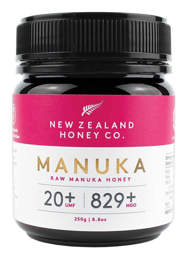 NEW ZEALAND HONEY CO. - Raw Manuka Honey UMF 20+ MGO 829+ 250grams - Image 1