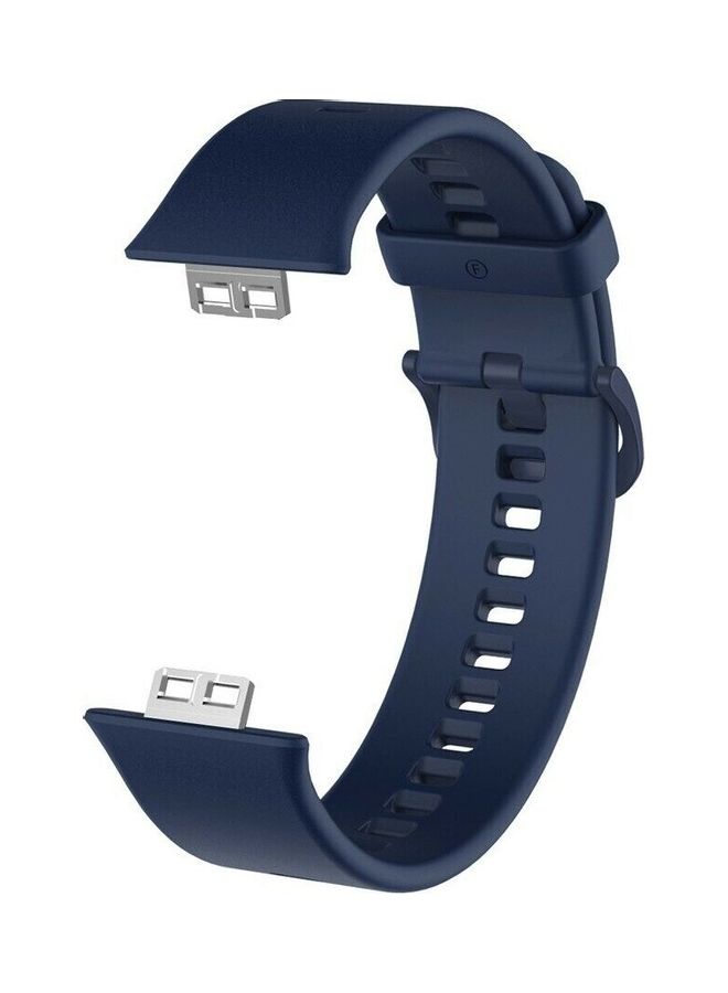 MARGOUN Huawei Watch Fit Silicone Band Replacement Sport Strap Dark Blue - Image 1