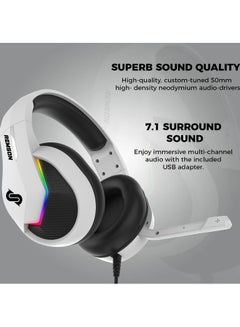Remson Wired Gaming Over-Ear Headset With Mic For PS4/PS5/XOne/XSeries/NSwitch/PC  - Image 2