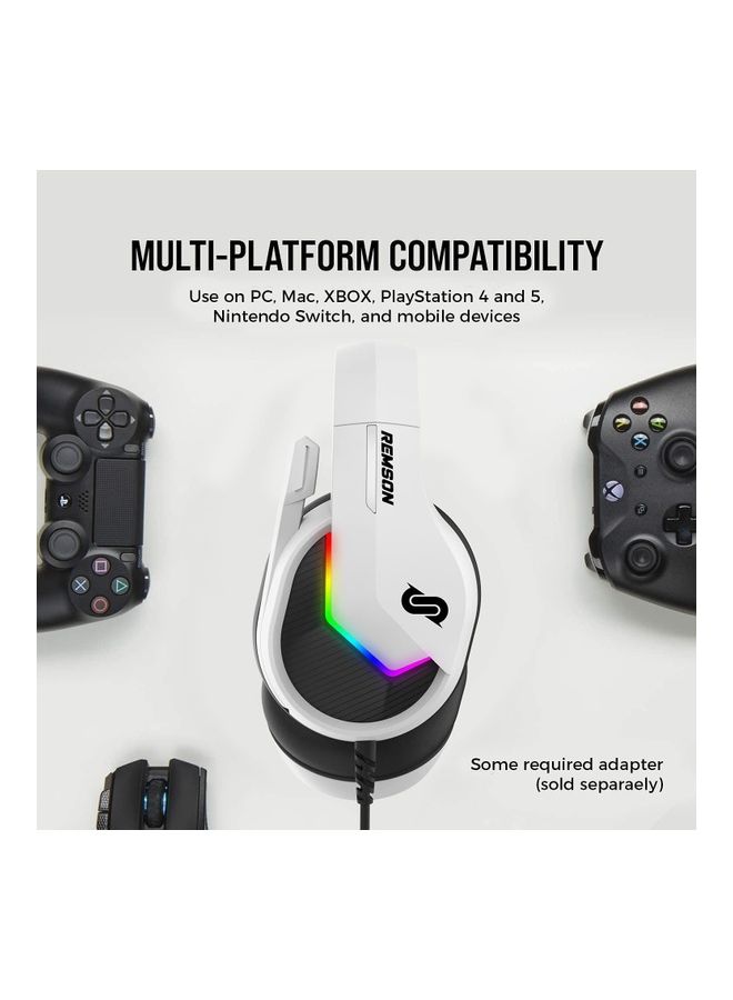 Remson Wired Gaming Over-Ear Headset With Mic For PS4/PS5/XOne/XSeries/NSwitch/PC  - Image 4