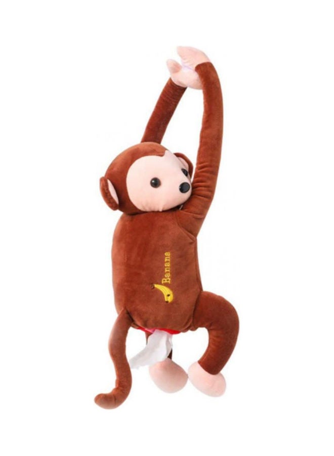 AIWANTO Car Tissue Box With Cartoon Monkey Design 24x13x8cm - Image 1