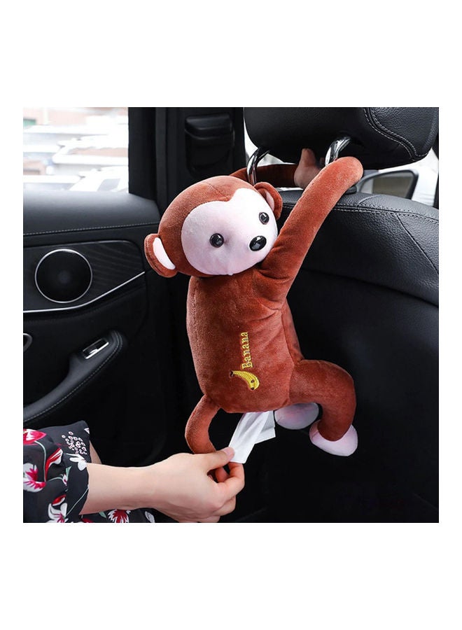 AIWANTO Car Tissue Box With Cartoon Monkey Design 24x13x8cm - Image 4