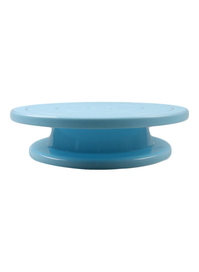 Non-Slipping Bottom Rotatable Revolving Decorating Stand Platform Blue 28.00 x 7.00 x 28.00cm  - Image 1