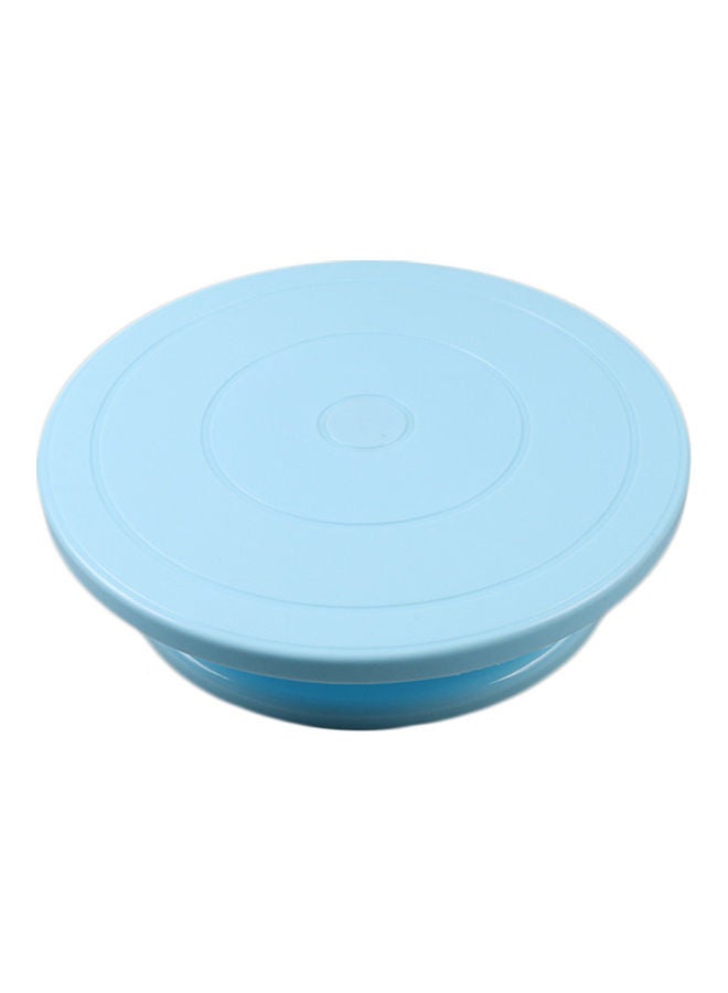 Non-Slipping Bottom Rotatable Revolving Decorating Stand Platform Blue 28.00 x 7.00 x 28.00cm  - Image 3