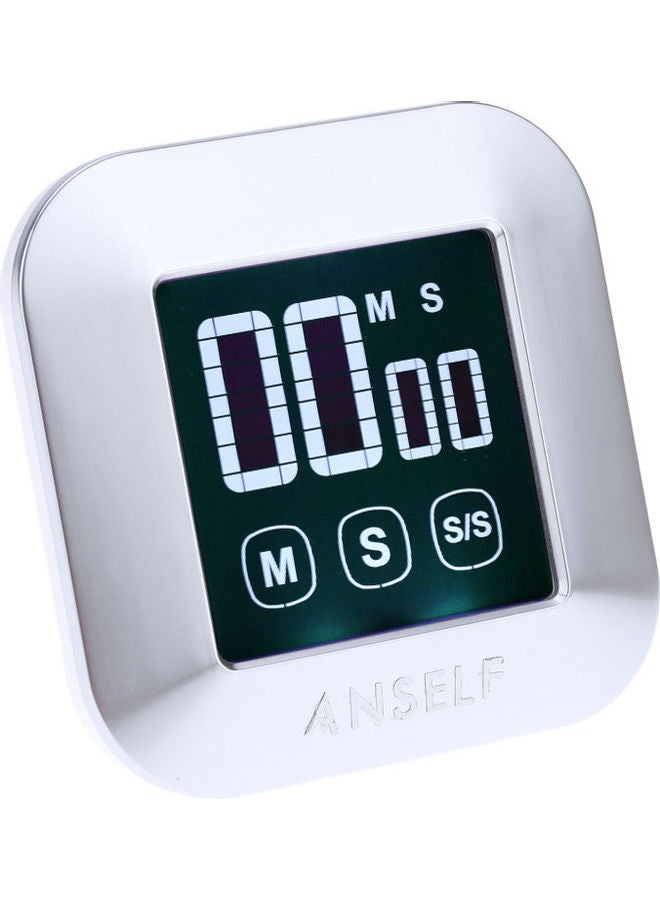 ANSELF LCD Digital Touch Screen Cooking Kitchen Timer Countdown Count Up Alarm Clock White - Image 5