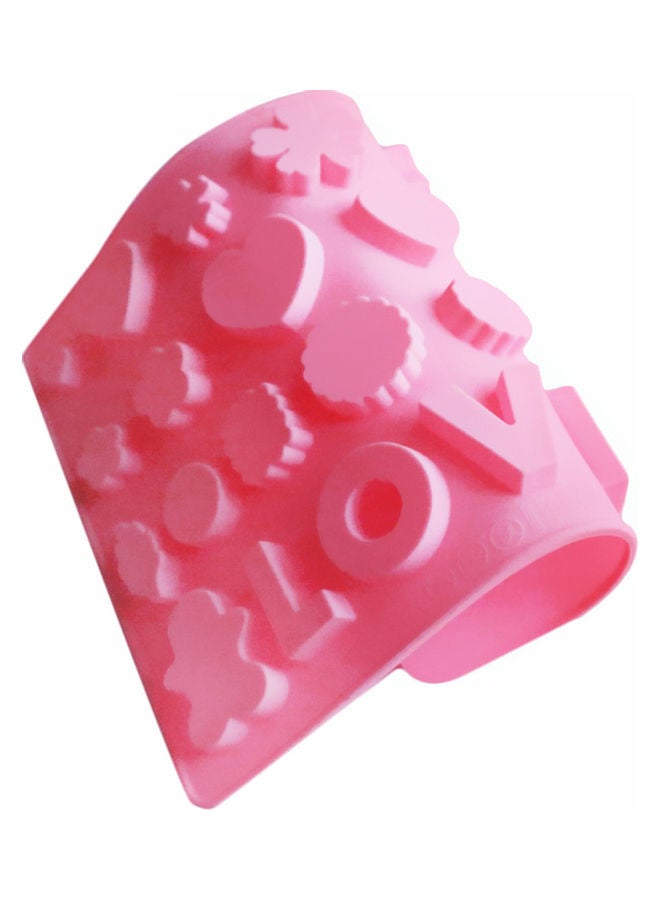 فيس مايل قالب خبز مستطيل الشكل من السيليكون من فيس ميل لون وردي - Image 3