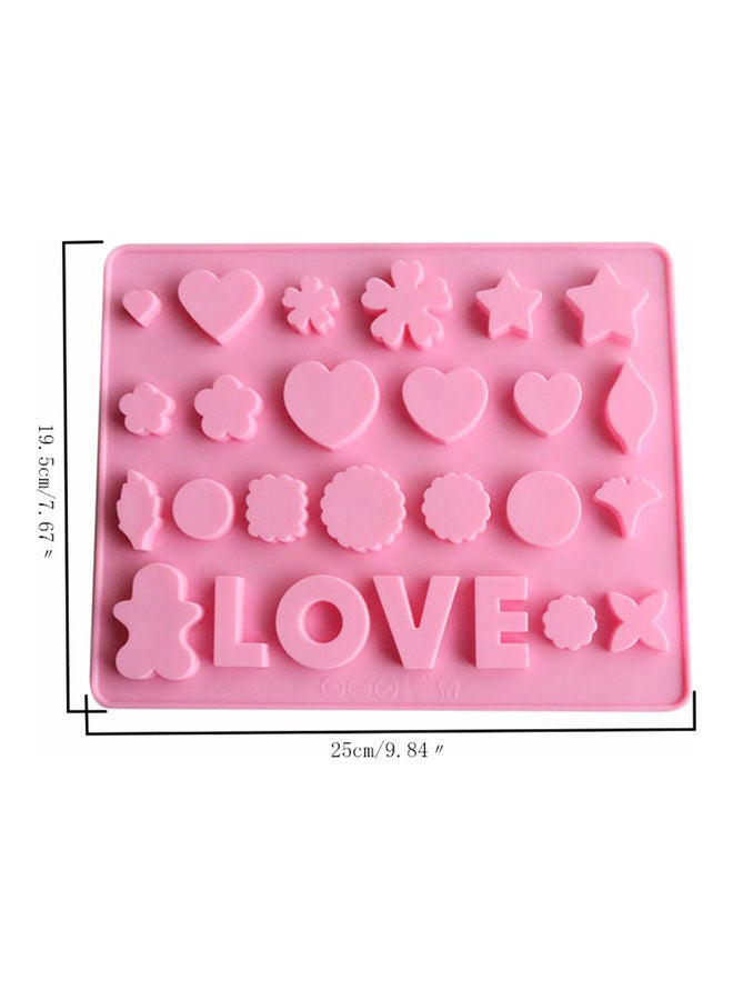 فيس مايل قالب خبز مستطيل الشكل من السيليكون من فيس ميل لون وردي - Image 4