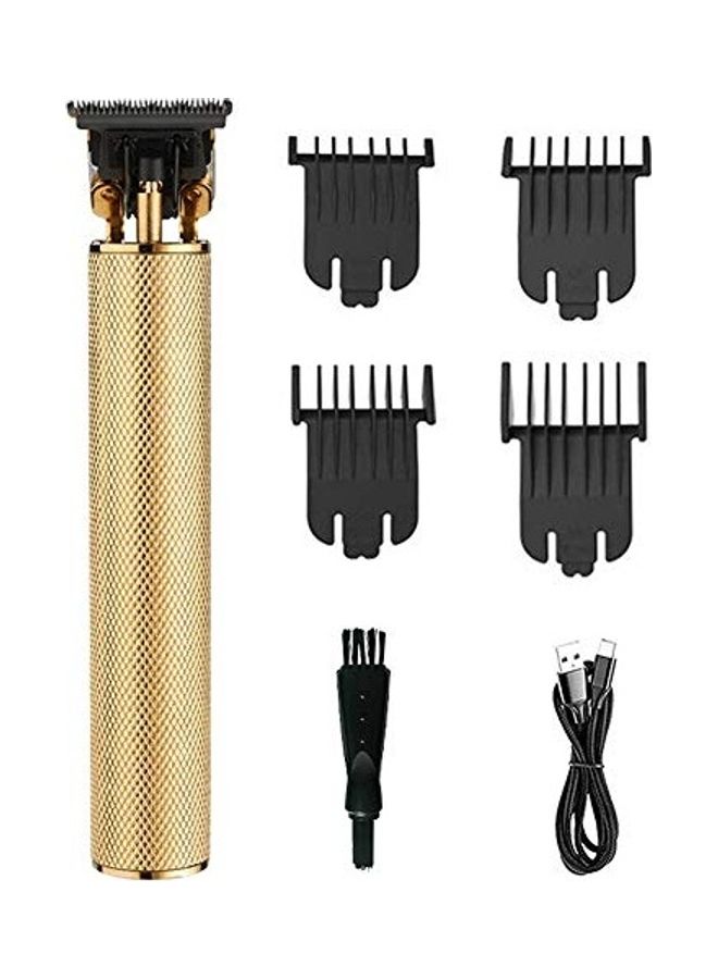 Generic Professional Hair Trimmer Set Gold/Black 
