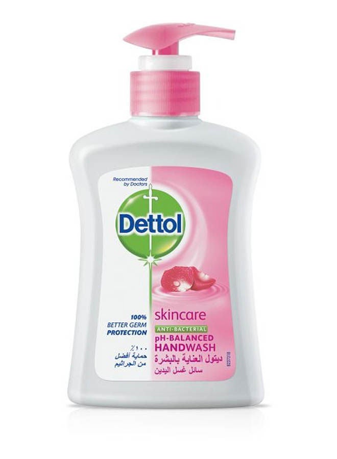 Dettol - Skincare Anti- Bacterial Liquid Hand Wash White/Pink 200ml - Image 1