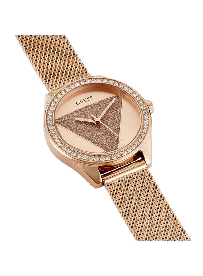 GUESS - Women's Tri Glitz Stone Studded Analog Watch W1142L4 - Image 1