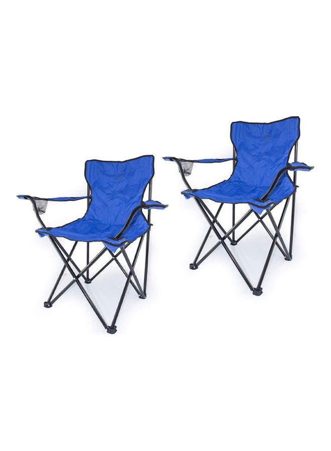 MARGOUN 2-Piece Foldable Camping Chair Set with Bag 90 x 50cm - Image 1