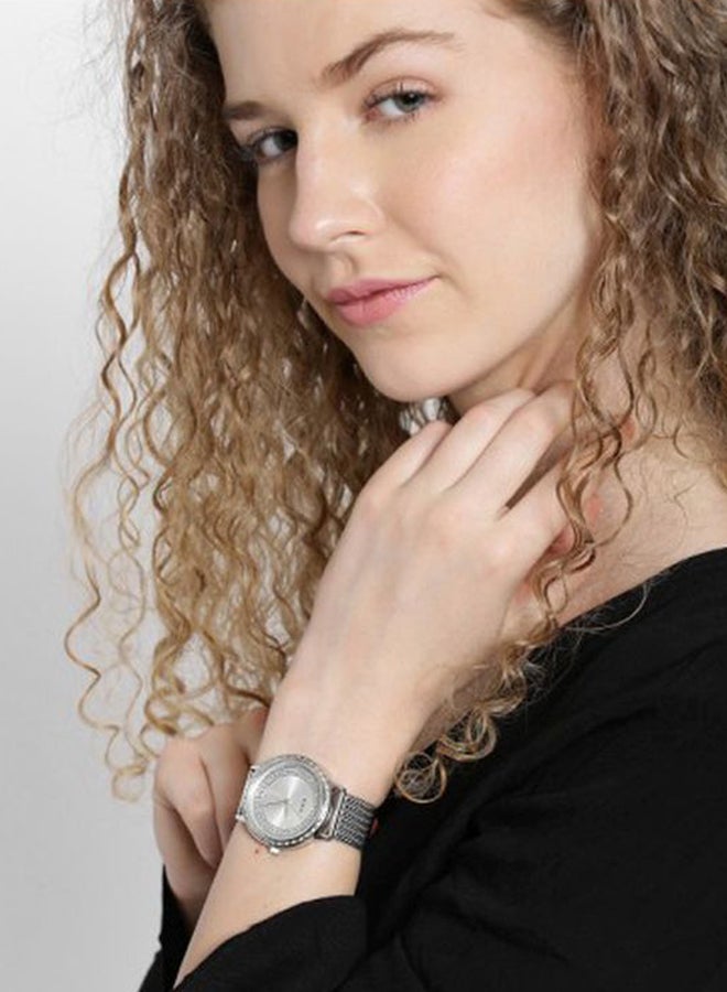 Women's Stainless Steel Water Resistant Analog Watch W0836l2