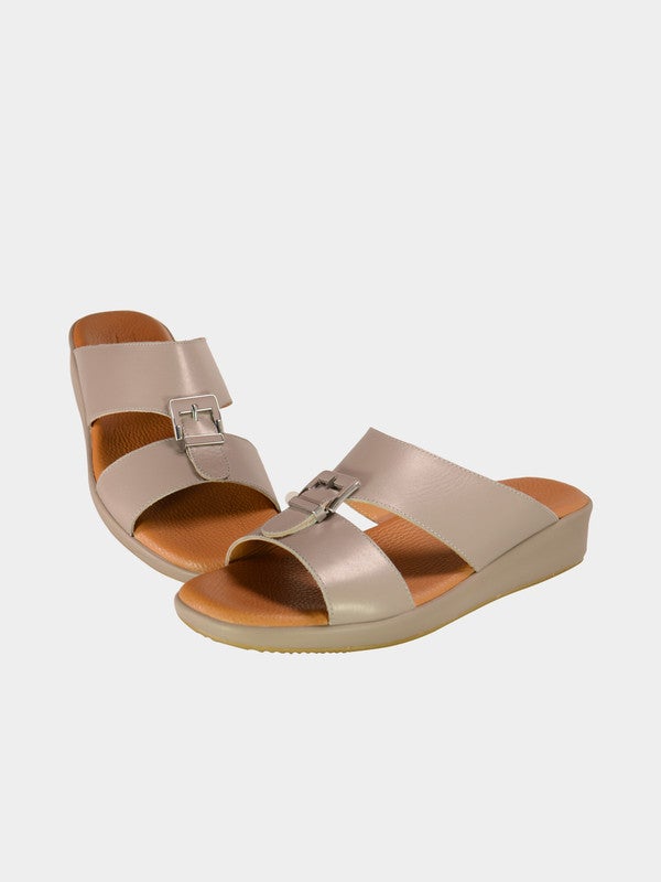 barjeel uno - Stylish Slip-On Casual Sandals Tortora Beige - Image 1