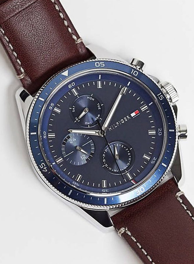 TOMMY HILFIGER Men's Leather Analog Watch-1791837  - Image 5