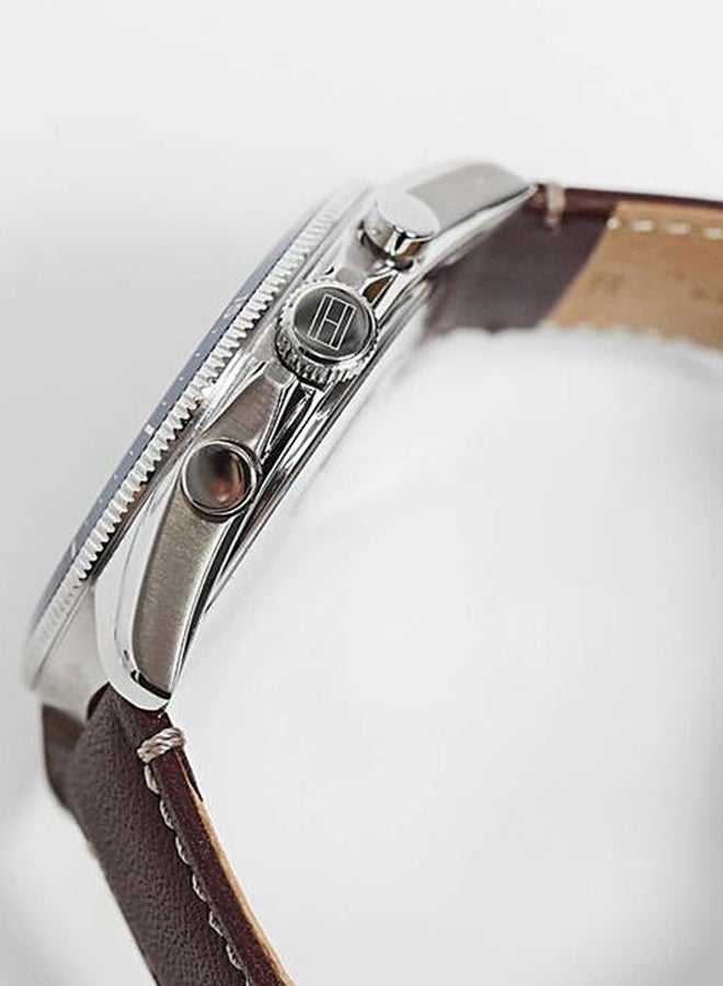 TOMMY HILFIGER - Men's Leather Analog Watch-1791837 - Image 1