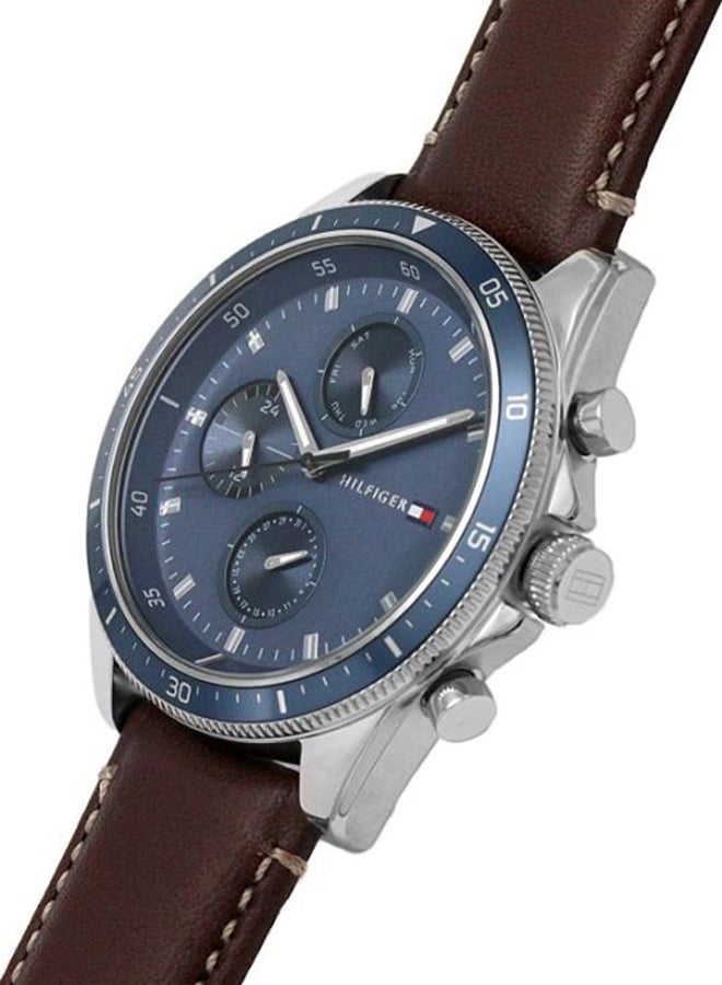 TOMMY HILFIGER - Men's Leather Analog Watch-1791837 - Image 1