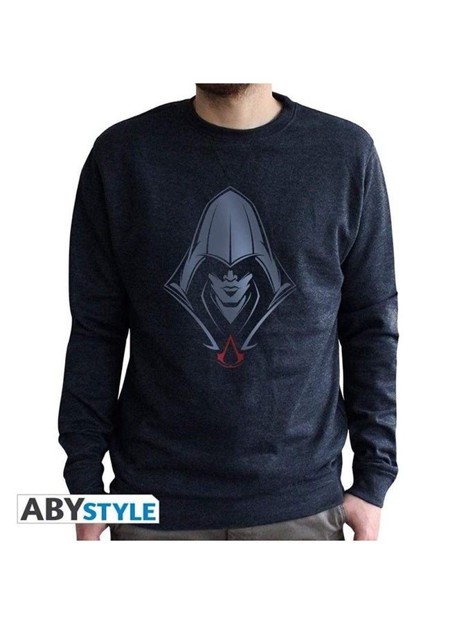 ABYstyle Assassin's Creed Printed Sweatshirt Grey/Blue  - Image 1