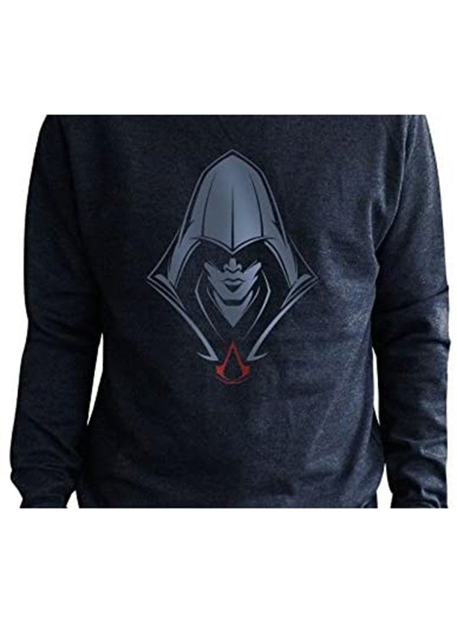 ABYstyle Assassin's Creed Printed Sweatshirt Grey/Blue  - Image 2