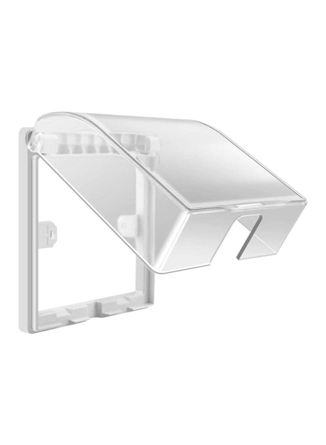 Universal Waterproof Switch Box Cover Protector Wall Plate Clear 3x3inch - Image 2