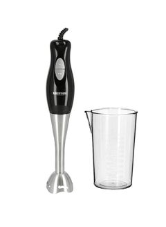 KRYPTON Powerful Stainless Steel Hand Blender Ideal For Smoothies With 500ml Cup KNHB6078N Black/Silver  - Image 1