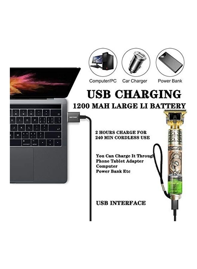 ماكينة تهذيب الشعر الاحترافية اللاسلكية متعدد الألوان - Image 2