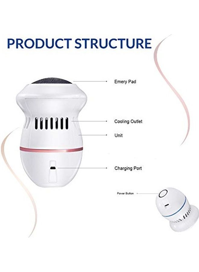 أداة كهربائية محمولة لتقشير القدمين أبيض - Image 5
