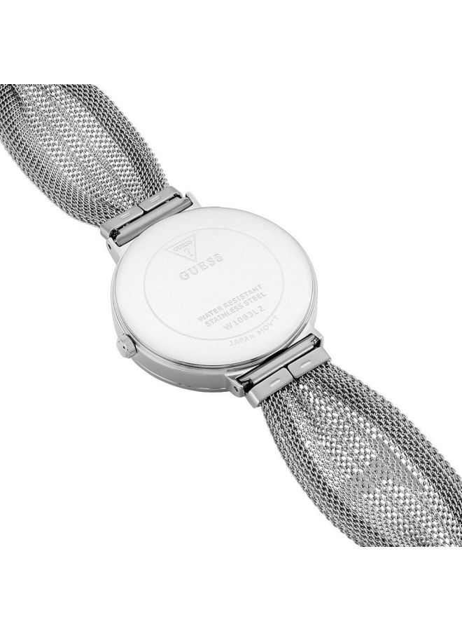 GUESS Women's Chiffon Water Resistant Analog Watch W1083L1 - Image 4