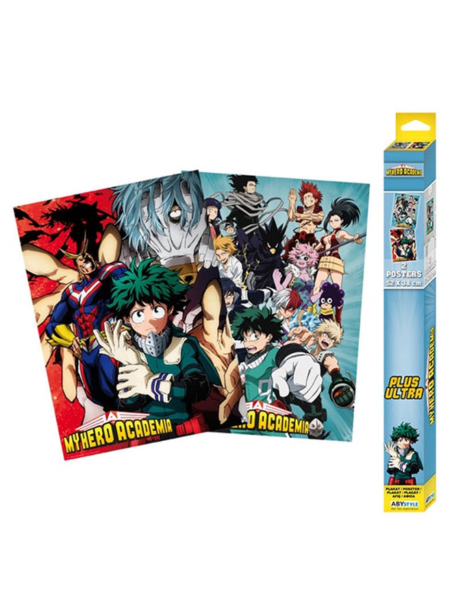 ABYstyle My Hero Academia Printed Poster Multicolour 52 x 38cm  - Image 1