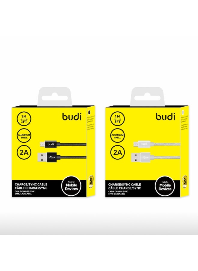 budi - Charger Cable For Android Phones Black - Image 1