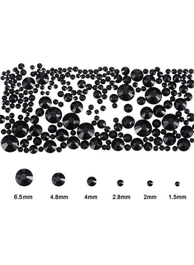 Generic 2650-Piece Nail Stone Set Black  - Image 5