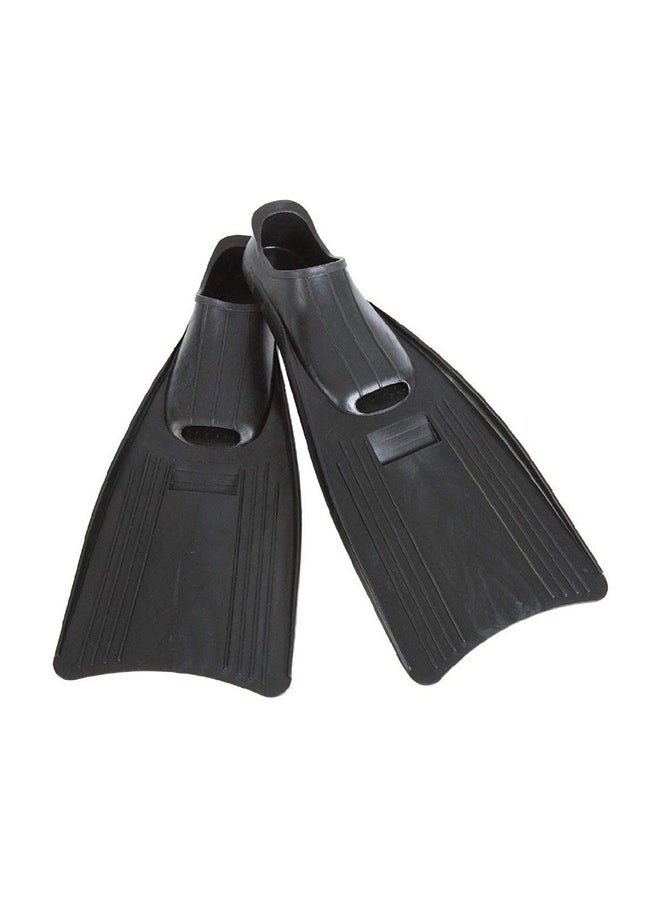 انتكس زعانف عصرية للسباحة بحامل قدم مريح وناعم مصنوع من المطاط الحراري. الشفرات مصنوعة من بلاستيك PVC المتين للحصول على جركة قوية. منتج بحزام وكعب مغلق لضمان مقاس محكم للسباحة تحت الماء. 21.5x71.7x17.4سم - Image 1