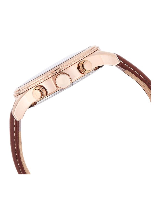 GUESS Men's Leather Analog Wrist Watch W0500G1 - Image 3