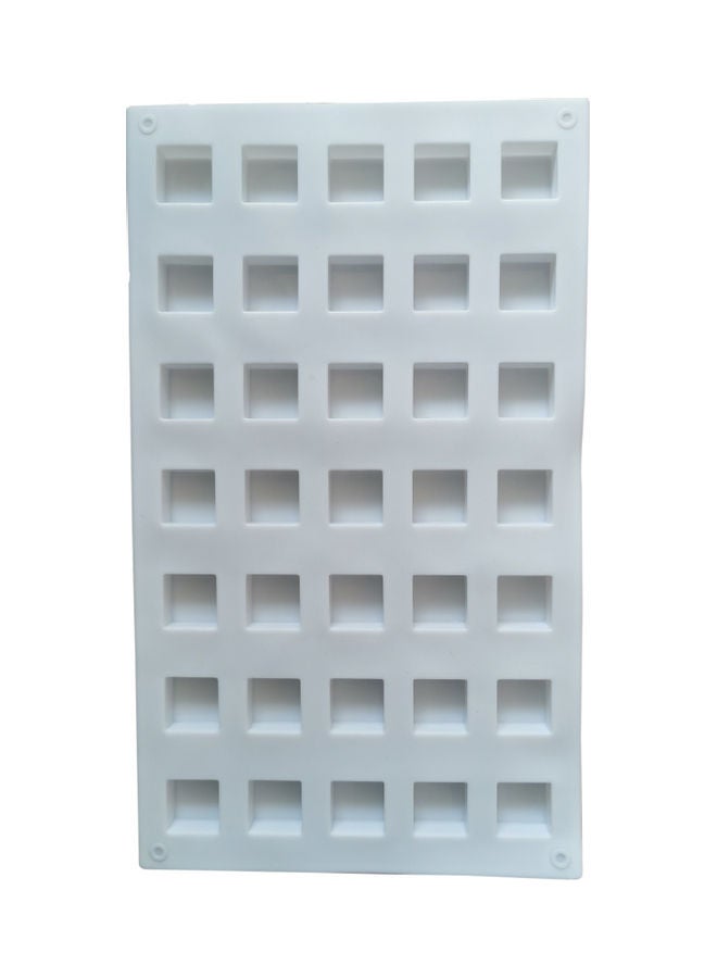 35-Cavity Flexible Chocolate Mold White 30 x 17cm - Image 3