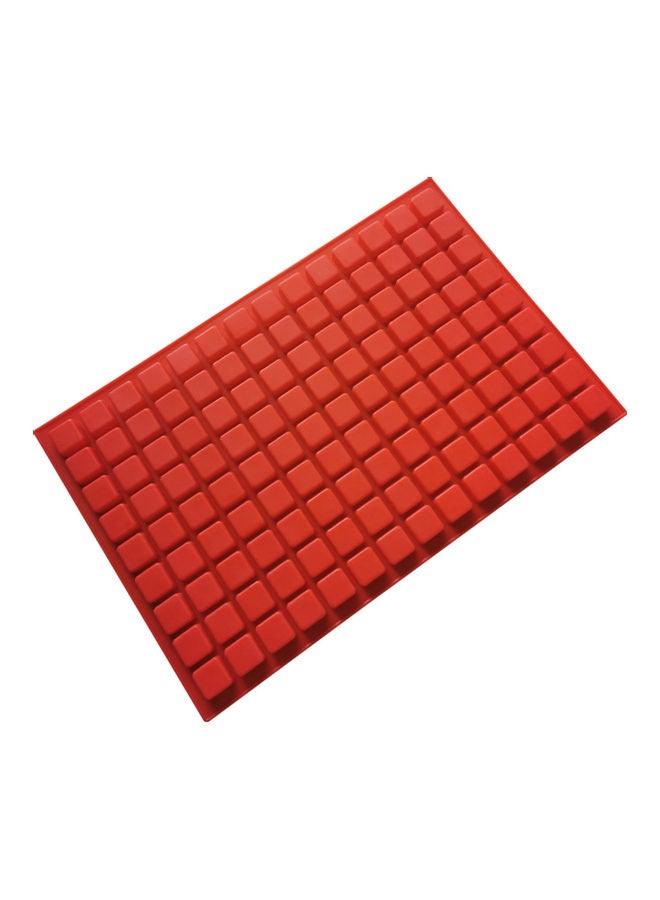 126-Cavity Flexible and Non-stick Ice Cube Tray Red 30  x   20cm