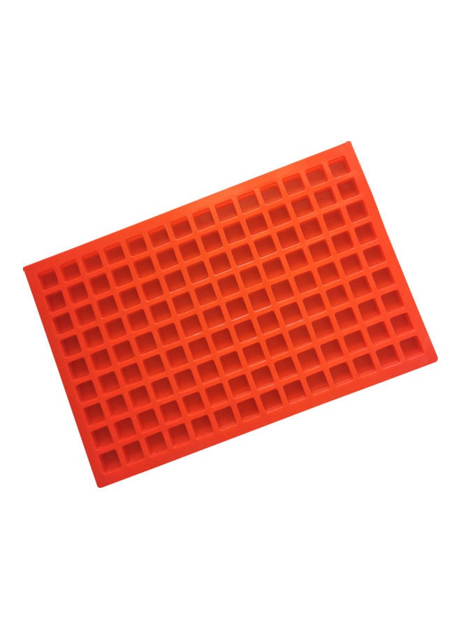 126-Cavity Flexible and Non-stick Ice Cube Tray Red 30  x   20cm