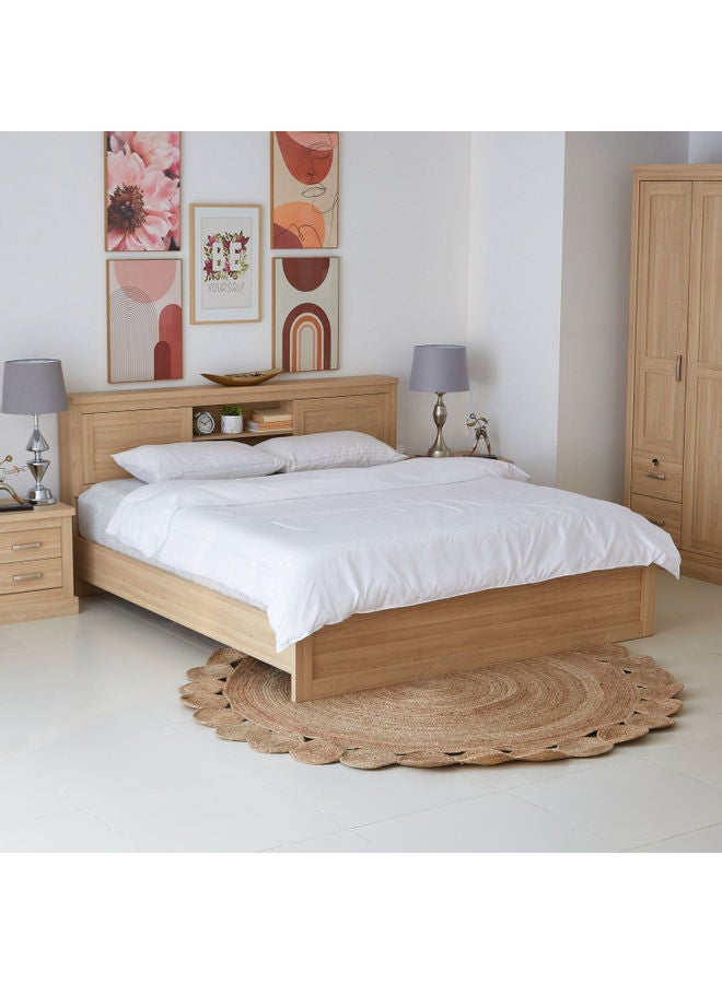 Home Box Hilton King Duvet Cover Polyester White  - Image 4