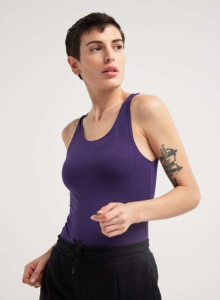 Solid Pattern Tank Top Purple - v1620219317/N19373410V_M1