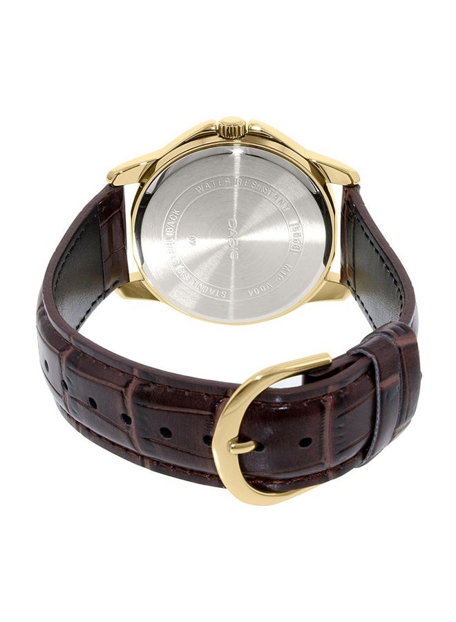 CASIO Women's Water Resistant Analog Watch LTP-V004GL-9A - 30 mm - Brown - Image 2