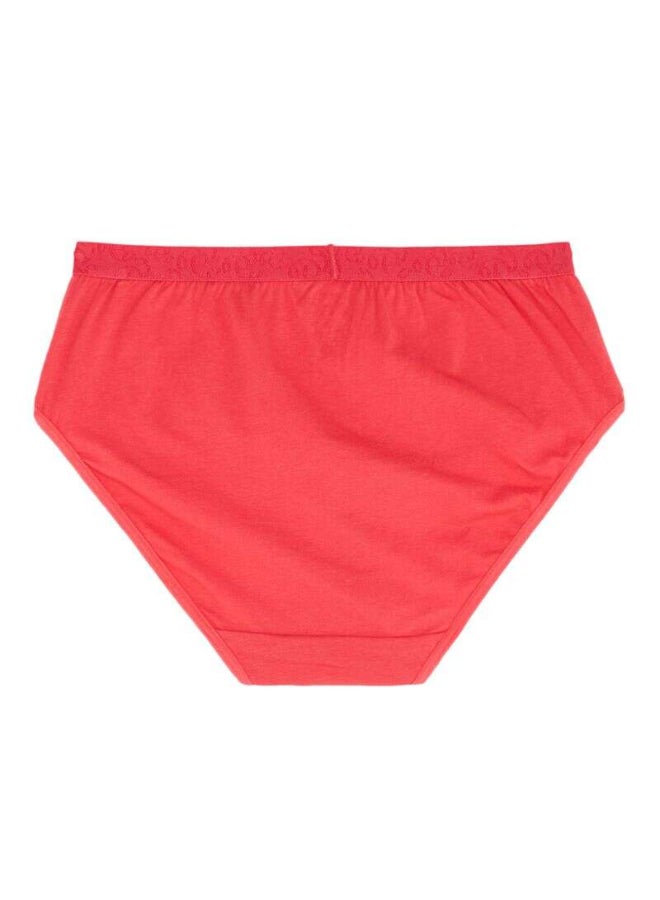 JOCKEY - Solid Pattern Boy Leg Brief Red - Image 1