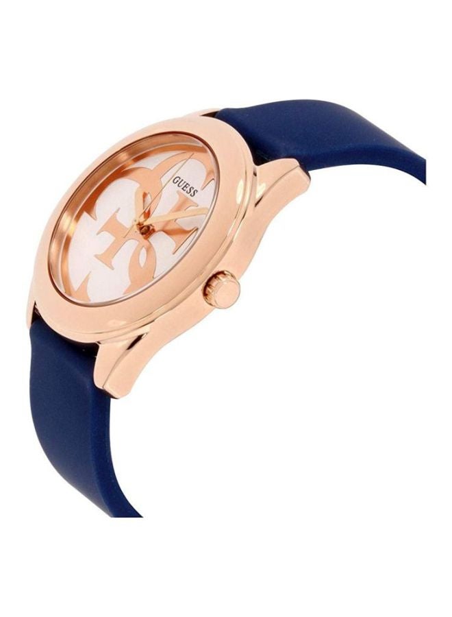 جس ساعة يد ذات عقارب بسوار من السيليكون طراز W0911L6 للنساء - Image 4