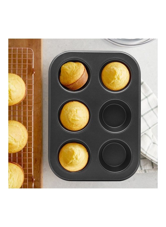 هوم بوكس صينية مافن من 6 أكواب من فيونا أسود 26 x 3 x 19سم - Image 3