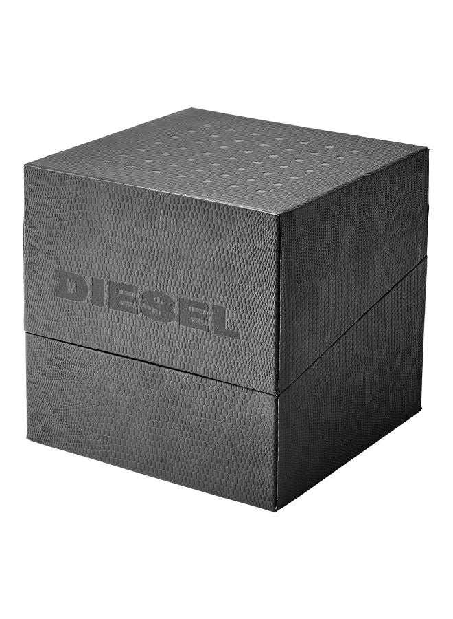 DIESEL - Men's Mr. Daddy Round Shape Leather Band Chronograph Wrist Watch 57 mm - Black - DZ7348 - Image 1