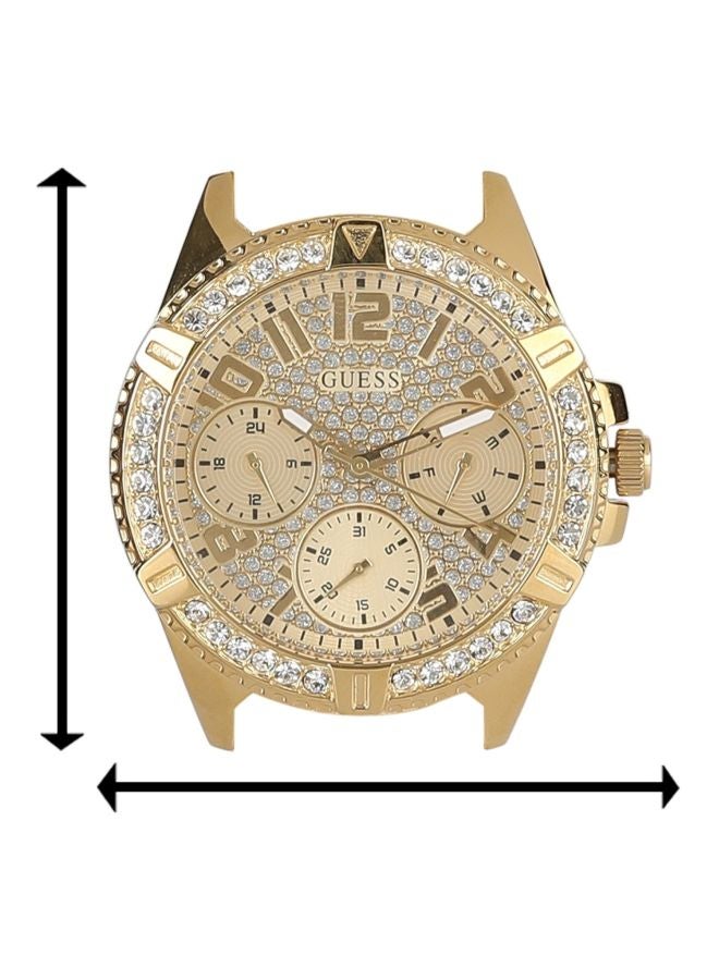 GUESS - Women's Water Resistant Analog Watch W1156L2 - 40 mm - Gold - Image 1
