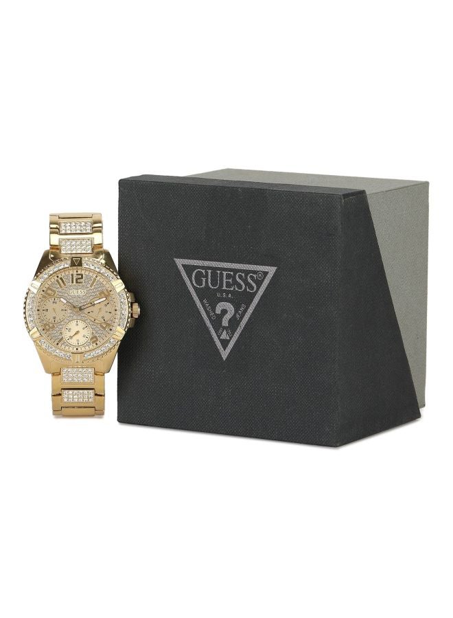 GUESS - Women's Water Resistant Analog Watch W1156L2 - 40 mm - Gold - Image 1