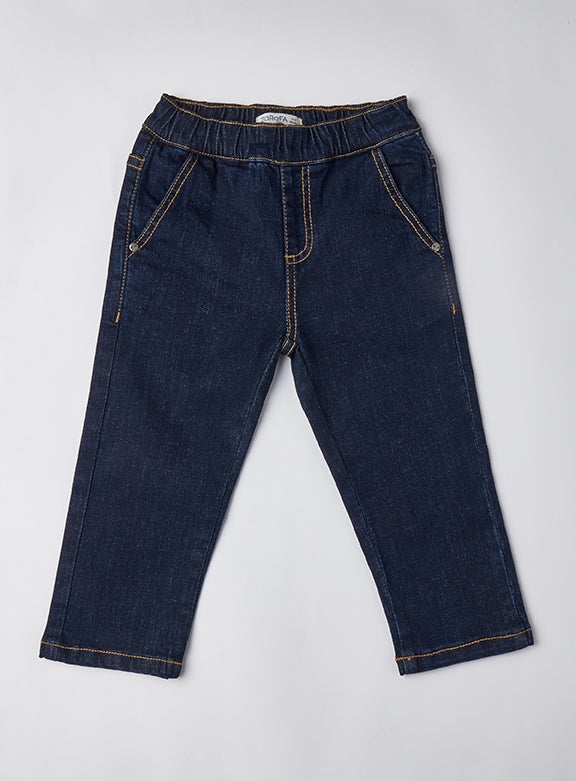 Zarafa - Casual Slim Elastic Fit Denim Jeans Dark Wash - Image 1