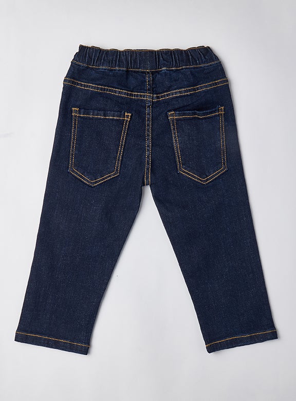 Zarafa - Casual Slim Elastic Fit Denim Jeans Dark Wash - Image 1