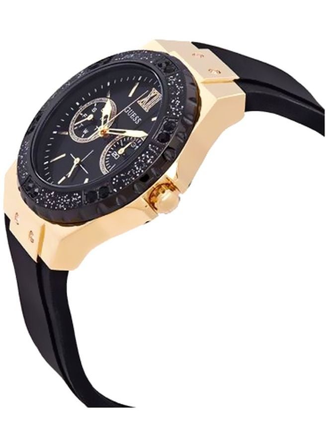 GUESS Women's Stone Studded Analog Watch W1053L7 - 39 mm - Black - Image 3